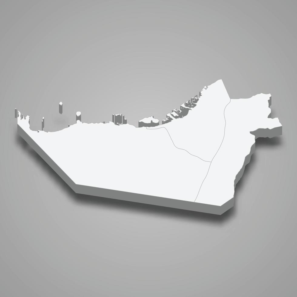 United Arab Emirates Map